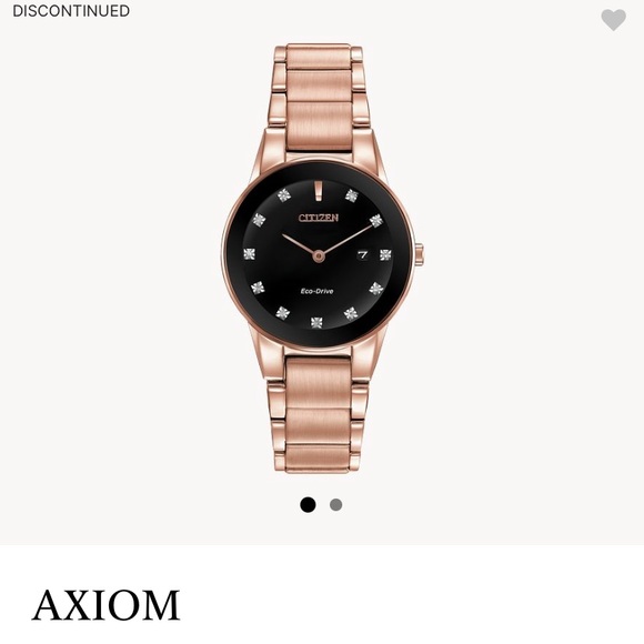 Citizen Axiom EcoDrive Women’s Watch with Diamond Accents - Picture 1 of 7